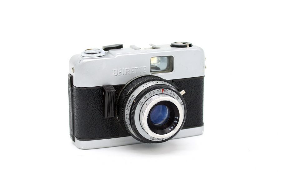 Beirette Priomat vsn + Meritar 2,8/45 (Germany)