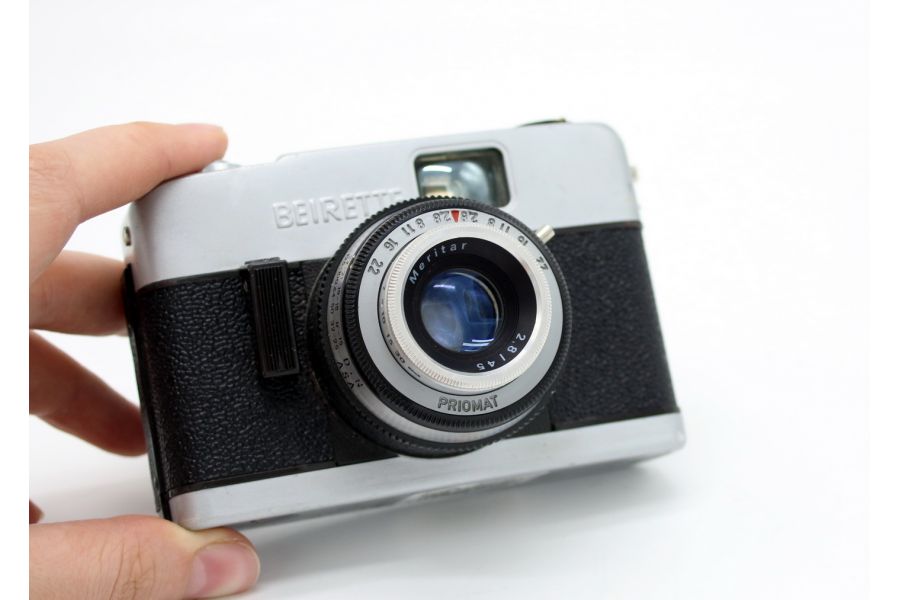 Beirette Priomat vsn + Meritar 2,8/45 (Germany)