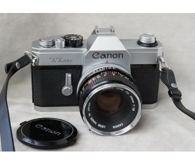 Canon TLb + Canon FD 1.8/50mm (Japan, 1976)
