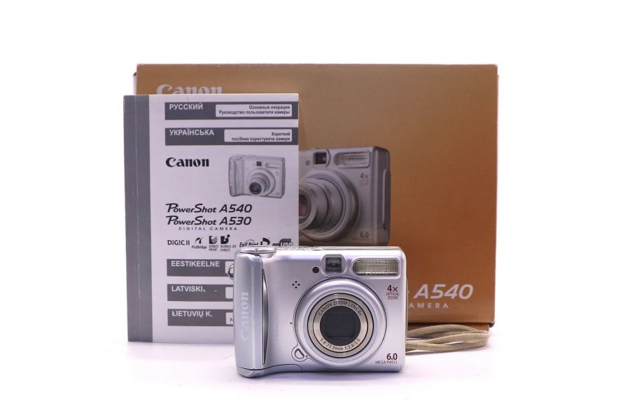 Canon PowerShot A540 в упаковке