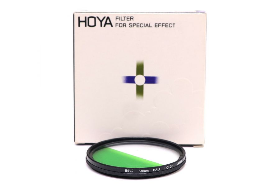 Светофильтр Hoya 58mm Half Color (Green)