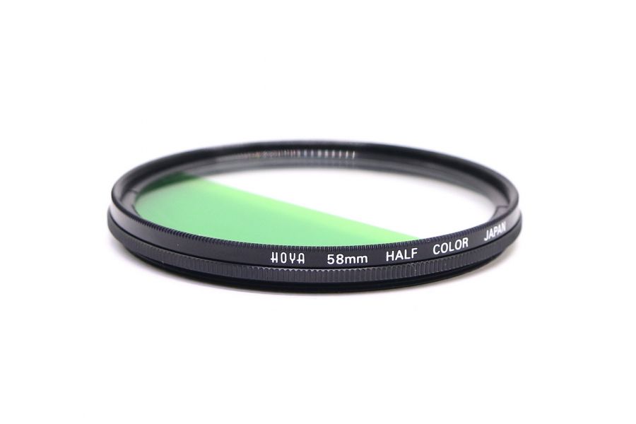 Светофильтр Hoya 58mm Half Color (Green)