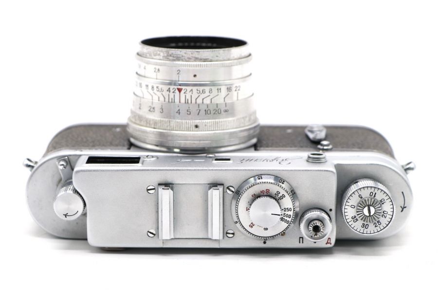 Ранний Зоркий 4 в упаковке, 1957 год