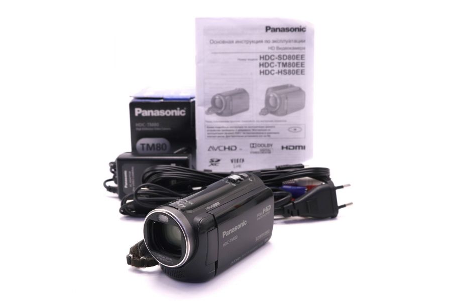 Видеокамера Panasonic HDC-TM80 в упаковке