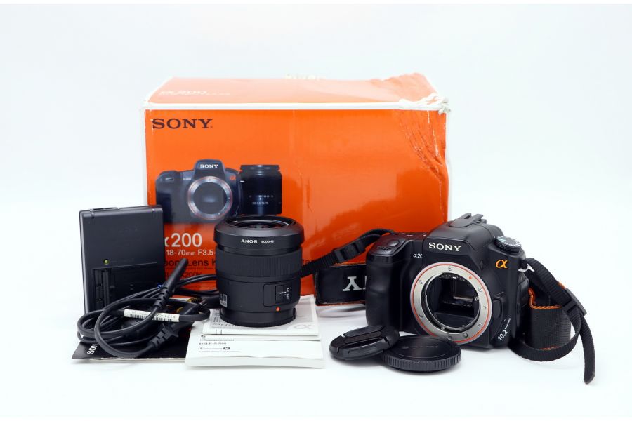 Sony A200 комплект, в упаковке