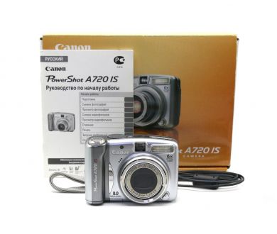 Купить Canon PowerShot A720 IS в упаковке Canon PowerShot A720 IS в упаковке