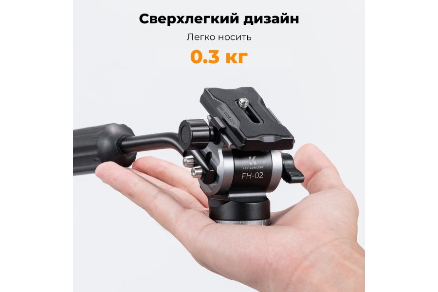 Штативная голова K&F Concept FH-02 KF31.072