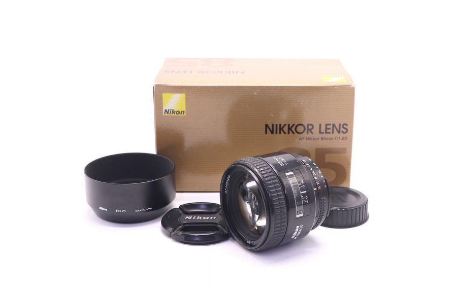 Nikon 85mm f/1.8D AF Nikkor (Thailand) в упаковке