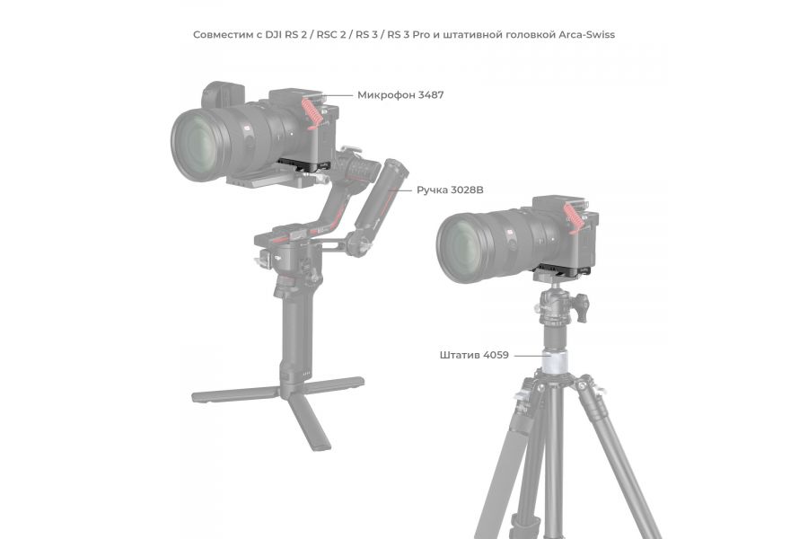 Площадка SmallRig 4438 для Sony Alpha A7C II, A7CR