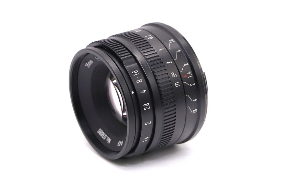 7Artisans 35mm f/1.4 для Canon EF-M в упаковке