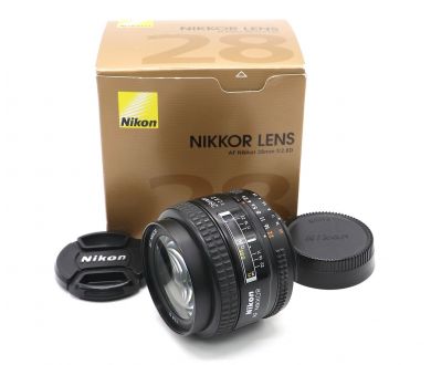 Nikon 28mm/2.8D AF Nikkor в упаковке