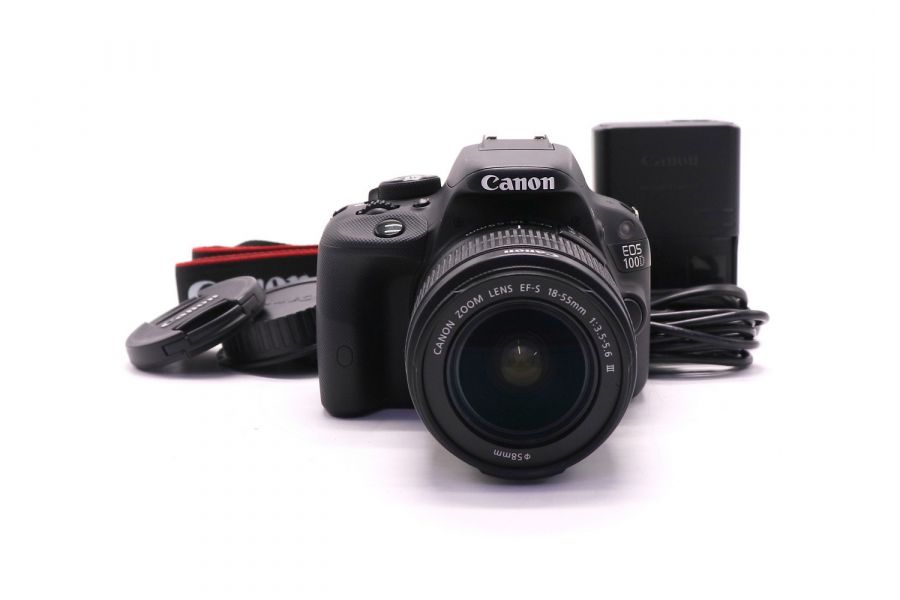 Фотокамера Canon EOS 100D kit (пробег 6220 кадров)