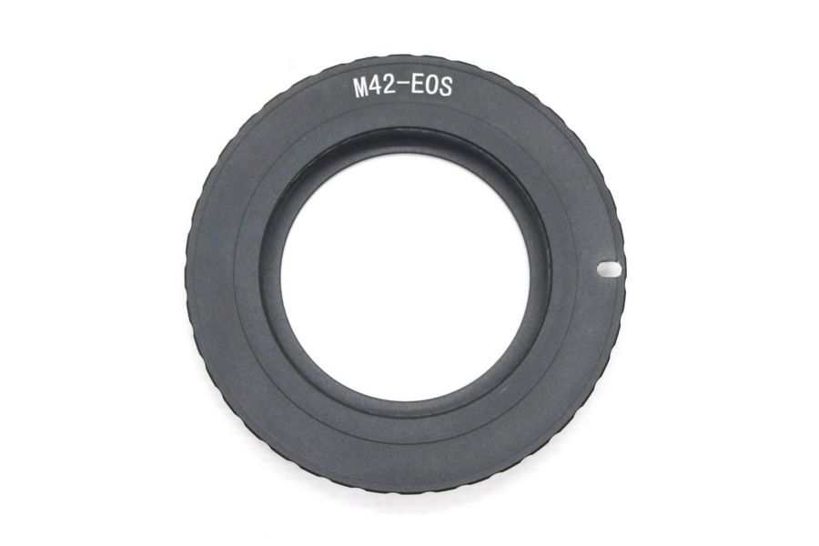 Adapter M42 - Canon black с чипом 
