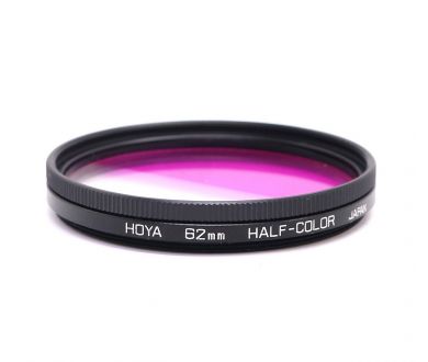 Светофильтр Hoya 62mm Half Color (Purple)