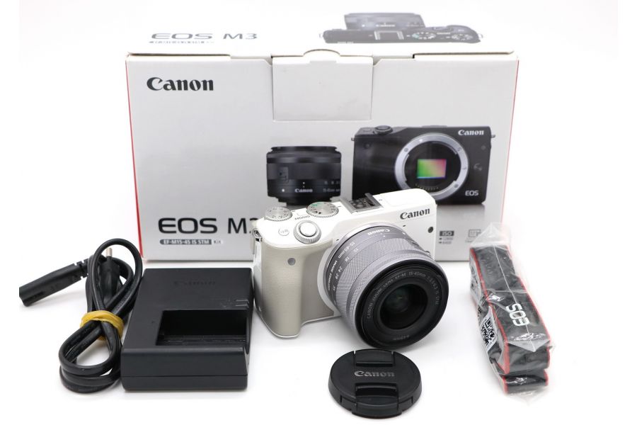 Canon EOS M3 kit в упаковке