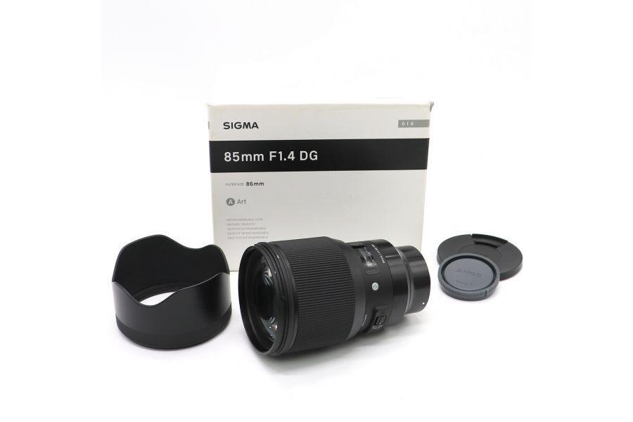 Sigma AF 85mm f/1.4 DG HSM Art Sony E в упаковке