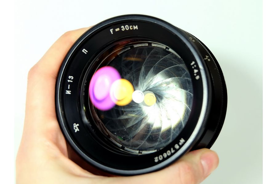 Индустар-13 П (И-13) 4,5/300mm (СССР, 1957г.в.)