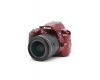 Nikon D3400 kit красный (пробег 1310 кадров)