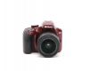 Nikon D3400 kit красный (пробег 1310 кадров)