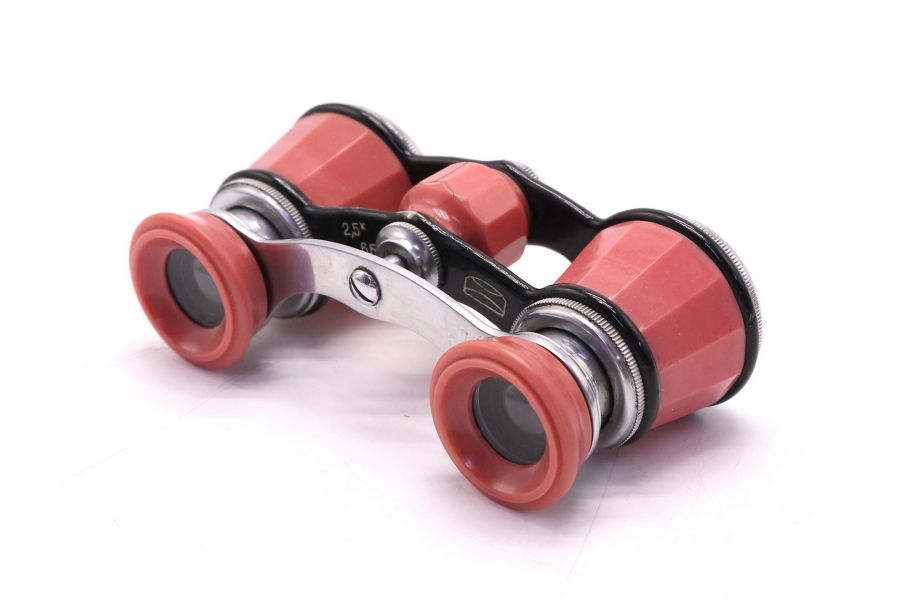 Бинокль театральный 2,5х розовый