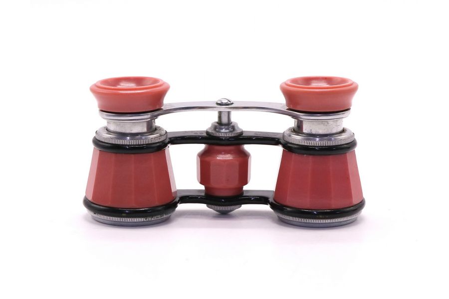 Бинокль театральный 2,5х розовый