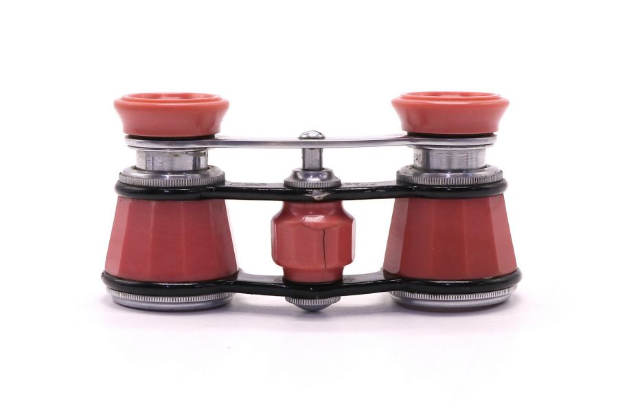 Бинокль театральный 2,5х розовый