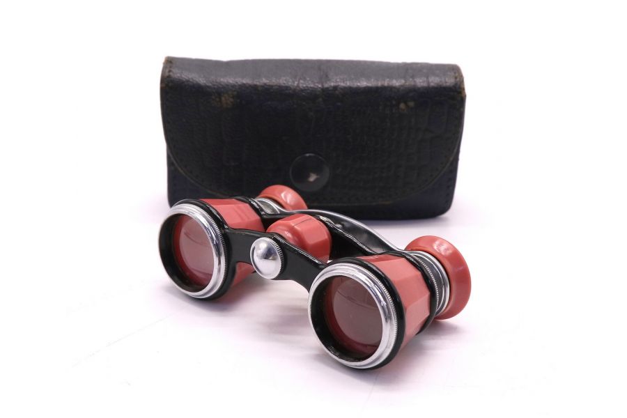 Бинокль театральный 2,5х розовый