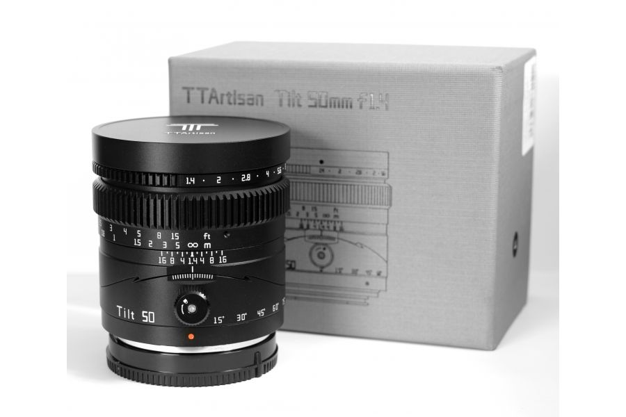 TTartisan 50mm F1.4 Tilt Full Frame для Sony E