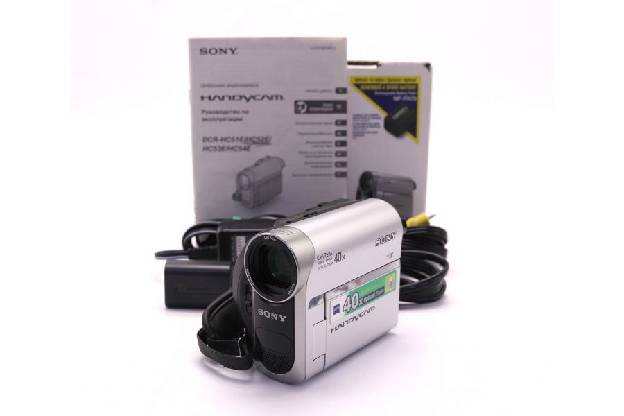 Видеокамера Sony DCR-HC52E в упаковке
