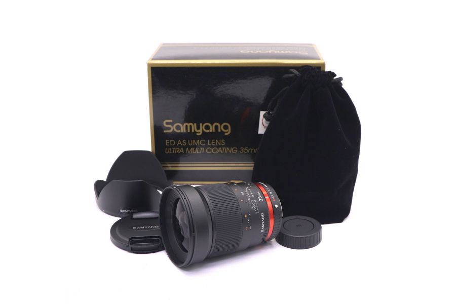 Samyang 35mm f/1.4 AS UMC Pentax K box в упаковке 