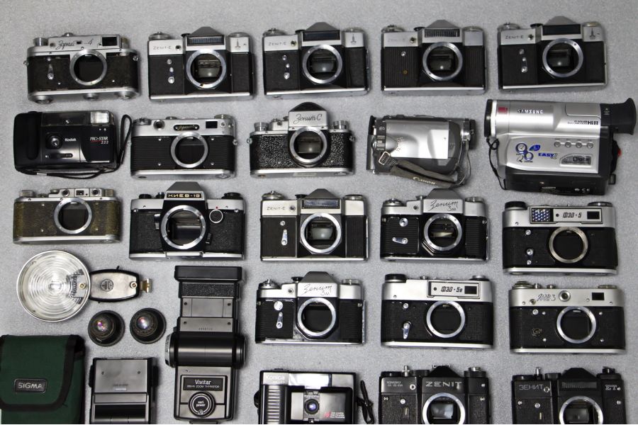 Фотоаппараты и прочие фототовары (29 штук) Комплект №6