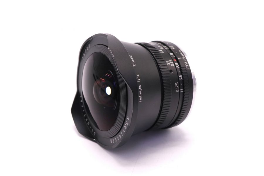Объектив TTartisan 7.5mm f/2 для Sony E APS-C в упаковке (China, 2023)