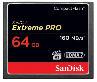 Compact Flash SanDisk Extreme Pro 64GB 160MB/s