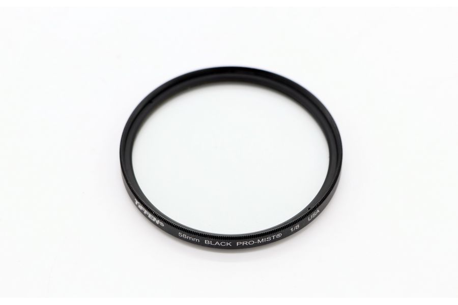 Светофильтр Tiffen 58mm Black Pro-Mist 1/8 USA