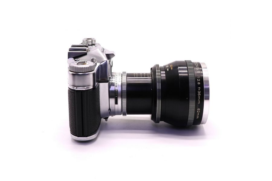 Voigtlander Bessamatic + Zoomar 36-82mm f/2.8