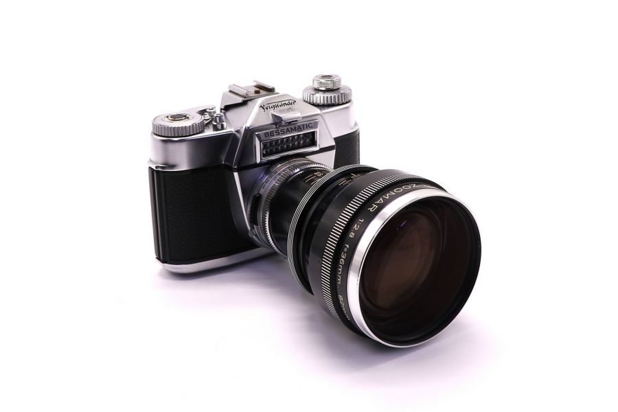 Voigtlander Bessamatic + Zoomar 36-82mm f/2.8