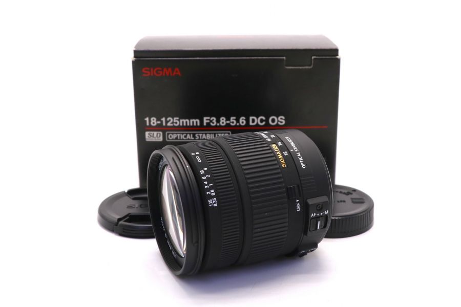 Sigma Zoom 18-125mm f/3.5-5.6 DC OS HSM Sigma SA в упаковке