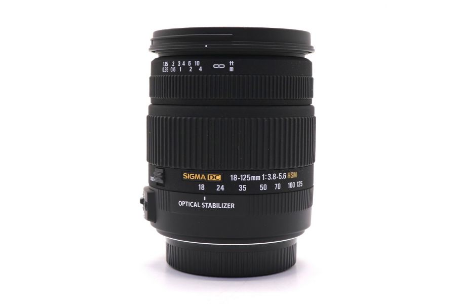Sigma Zoom 18-125mm f/3.5-5.6 DC OS HSM Sigma SA в упаковке