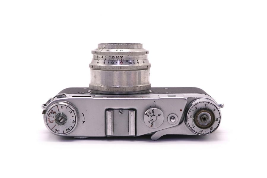 Фотокамера Зоркий 5 красная надпись (СССР, 1958)