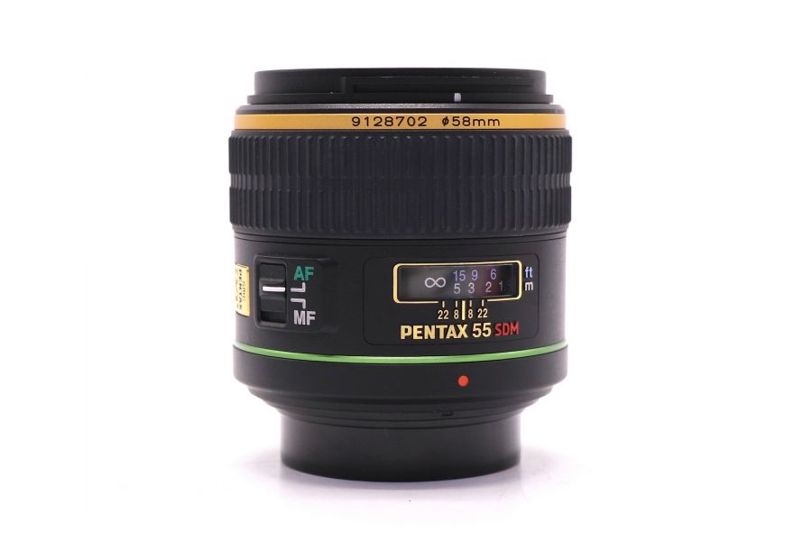 Pentax-DA SMC 55mm f/1.4 SDM в упаковке 