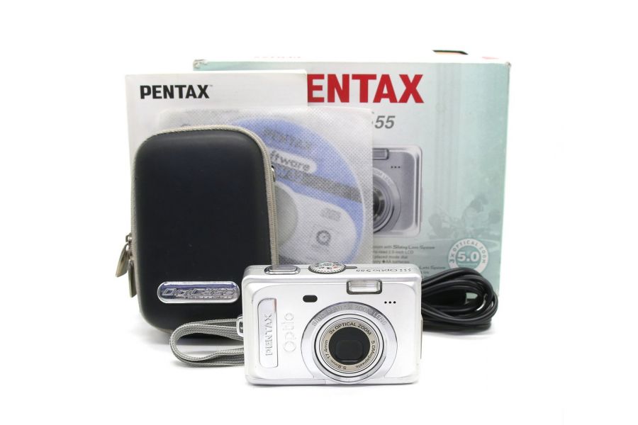 Pentax Optio S55 в упаковке