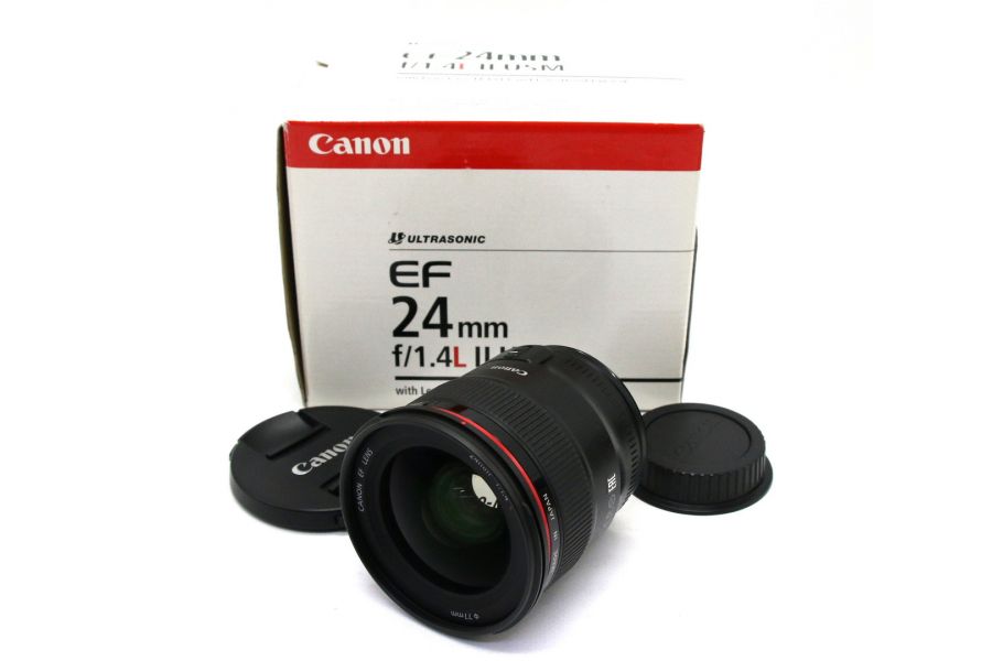 Canon EF 24mm f/1.4L II USM в упаковке