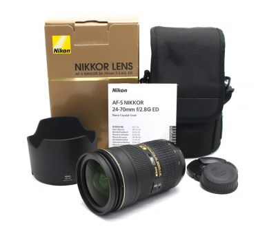 Nikon 24-70mm f/2.8G ED AF-S Nikkor в упаковке