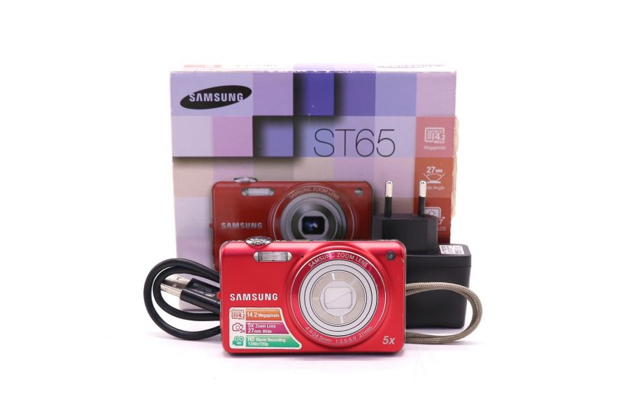 Samsung ST65 компактная фотокамера в упаковке