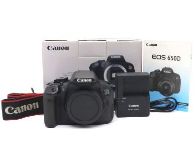 Canon EOS 650D body в упаковке (пробег 53420 кадров)