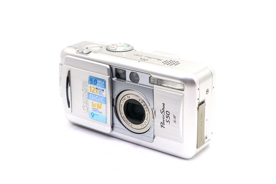 Canon PowerShot S50 в упаковке