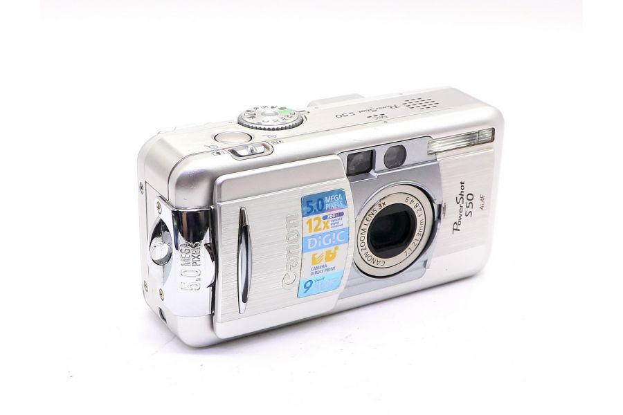 Canon PowerShot S50 в упаковке