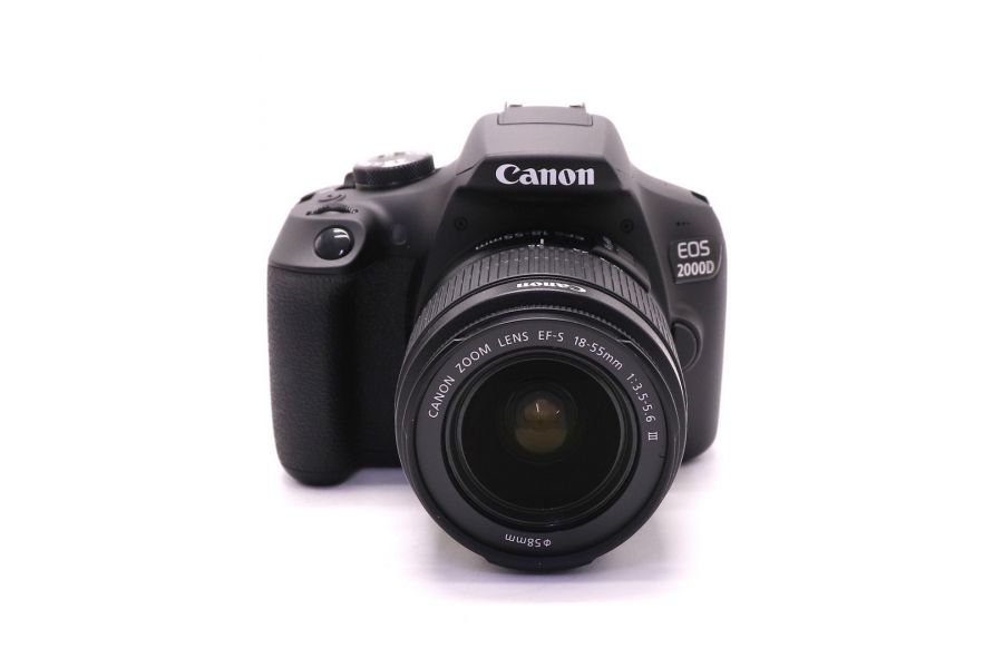Canon EOS 2000D kit в упаковке (пробег 5 кадров)
