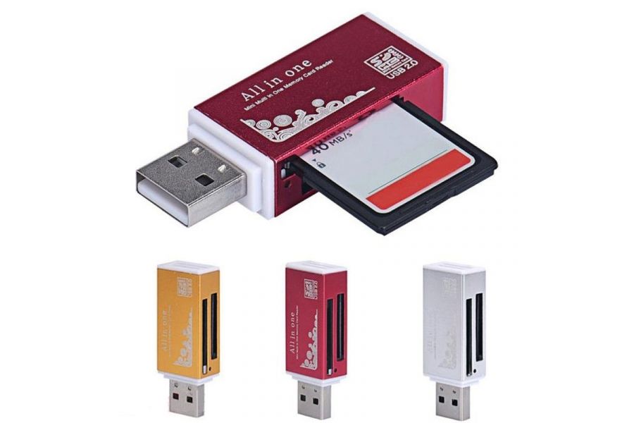 Картридер ММС,Micro SD,SD через USB