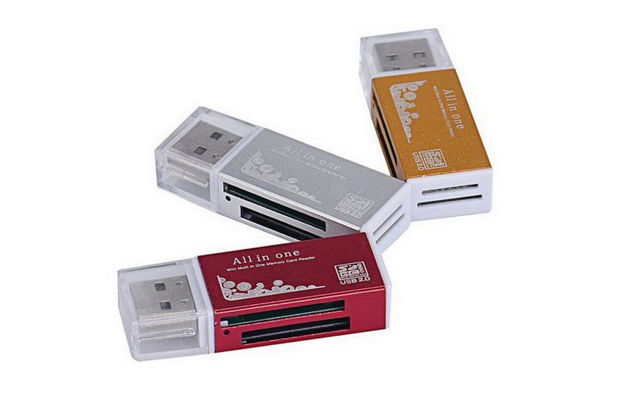 Картридер ММС,Micro SD,SD через USB